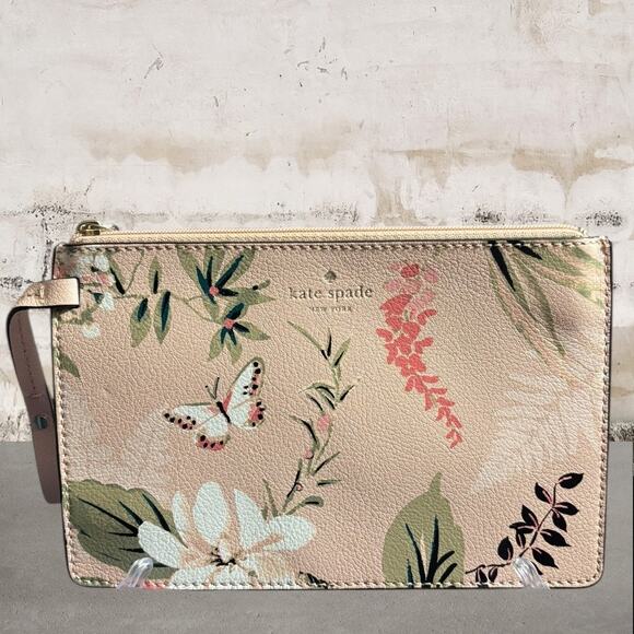 Kate Spade Mya Botanical Floral Wristlet - Picture 1 of 6
